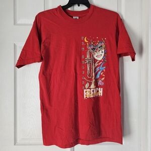 1989 French quarters new Orleans red tshirt